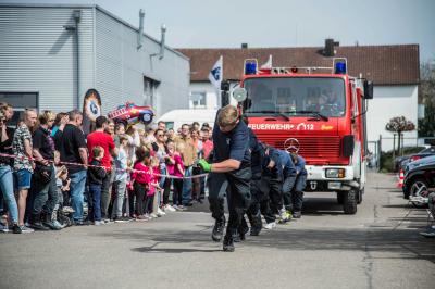 Schorndorf: Esslinger Feuerwehrabteilung Waeldenbronn gewinnt Stadtmeisterschaft im Loeschfahrzeug ziehen
